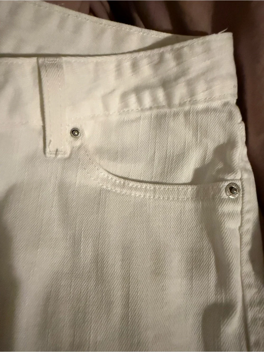 Levi's Women's White Boot Cut Jeans - Classic White Denim